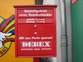 Der DEBEX Briefkasten bei EDEKA; Aufn. W.H.j. 3/09