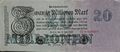 20.000.000 Mark Reichsbanknote 25.7.1923