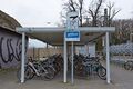 Fahrradständer am Bahnhof; Aufn. W.H.j. 3/23