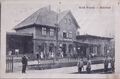 Bahnhof Groß Kreutz um 1915; Postkartenverlag Herm. Haack, Genthin