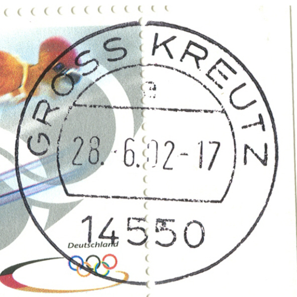 Datei:Stempel Gross Kreutz 5-stell, PLZ, 2002.jpg
