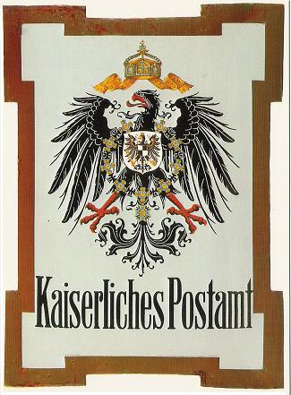 Datei:Kaiserlich-Postamtschild 1900.jpg