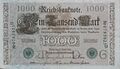 1.000 Mark Reichsbanknote, April 1908