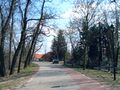 Rotdornweg, des östliche Abschnitt mit Friedhof und Grund; ; Aufn. W.H.j. 3/2004