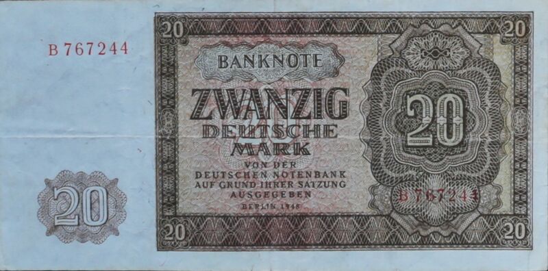 Datei:20 Deutsche Mark Deutsche Notenbank 1948 A 7996.JPG
