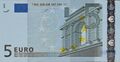 5 EURO, Bargeld-Einführung der Gemeinschaftswährung am 1.1.2002, 1. Ausgabe