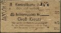 1958 Groß Kreutz - Berlin-Mitte = 1,60 DM