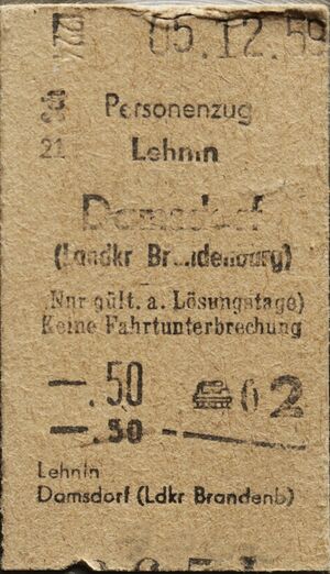Fahrkarte Lehnin-Damsdorf 3247 Bildgröße ändern.JPG