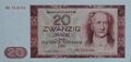 Zwanzig Deutsche Mark der Deutschen Notenbank (MDN), Berlin 1964