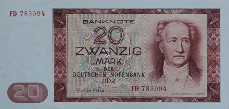 Datei:20-Deutsche Mark Deutsche-Notenbank DDR Berlin1964 A 8008.JPG