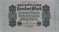 100 Mark, Reichsbanknote, Aug. 1922