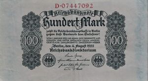 100-Mark Reichsbanknote 4.8.1922 A 8118 8120.JPG