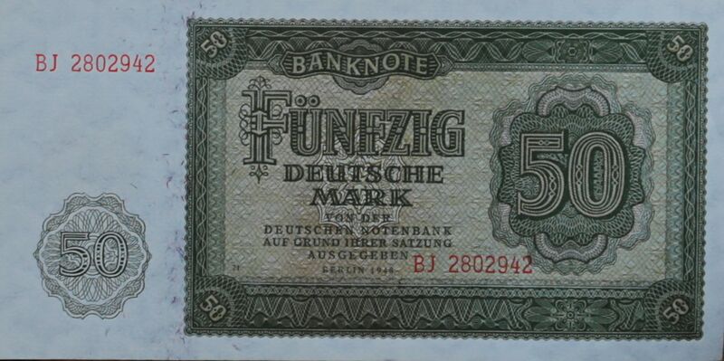 Datei:50 Deutsche Mark Deutsche Notenbank 1948 A 7998.JPG