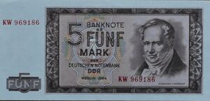 5-Deutsche Mark Deutsche-Notenbank DDR Berlin1964 A 8004.JPG